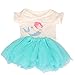 GIVBRO Vestiti per bambole americane da 18 pollici vestire sirena fantasia gonna in tulle bambola accessori costume regalo di compleanno (#A)