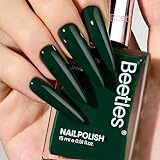 Beetles Fir Greenery Nail Polish, 1Pcs 15ml Fast Drying & Long Lasting Winter Nail Polish Dark Green Nail Lacquer Gift for Women