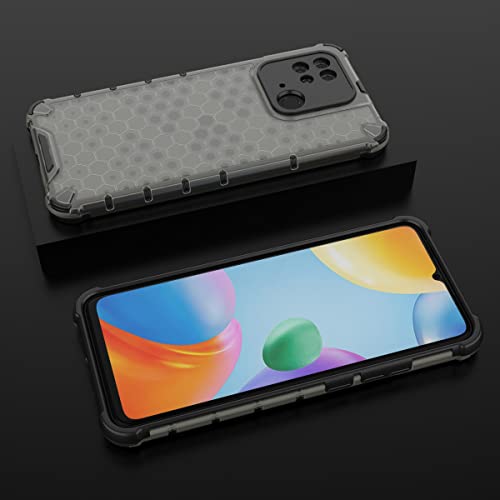 Image of Glasgow Back Case Cover Designed for Mi Redmi 10 Power /Redmi 10 - Black