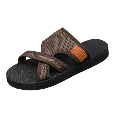 Sandalia ortopédica Chanclas Mujer Sandalias Mujer Verano Cómodo Zapatos Mujer Verano Para Ducha Piscina Playa Cómodo Zapatos De Playa, marrón, 37 EU