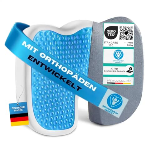 Cojín de asiento ortopédico - Cojín ergonómico para silla de oficina & Co - Reduce el dolor, aumenta la comodidad del asiento, alivia el dolor de espalda - Aumenta la comodidad del asiento - Dureza