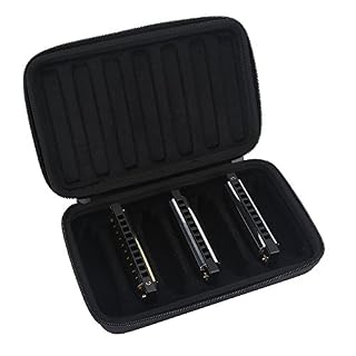 Housse de rangement Harmonicas, Housse Harmonica en cuir PU avec fermeture éclair Boîte de transport Harmonica… - Les Beatles, Paul McCartney, John Lennon, RIngo Starr, George Harrison Housse de rangement Harmonicas, Housse Harmonica en cuir PU avec fermeture éclair Boîte de transport Harmonica… – Image 3