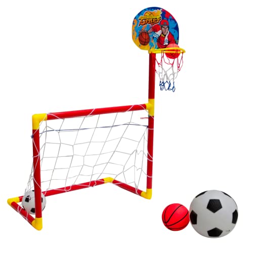 Jogo Futebol e Basquete 2 em 1, Importway
