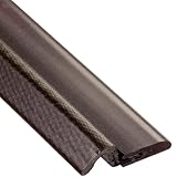 Simply Conserve Windjammer Nail-Up Set Door Weatherstripping with PVC Carrier and Foam Gasket in Bro