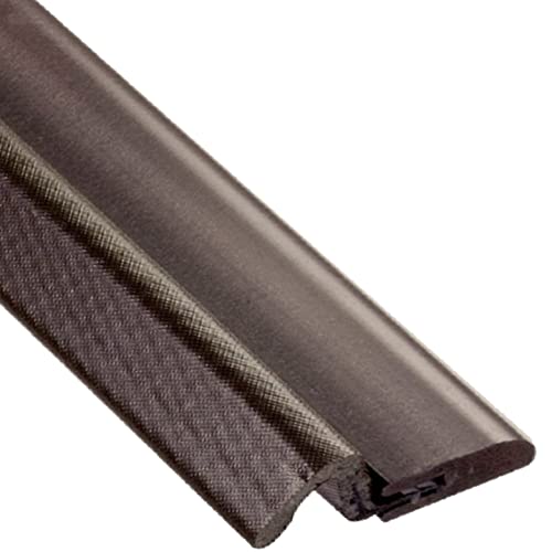 Simply Conserve Windjammer Nail-Up Set Door Weatherstripping With Pvc Carrier And Foam Gasket In Brown Ds060W-B | Paintable Door Draft Stopper For Sides And Top | Foam Weather Stripping Door Seal #TOP5