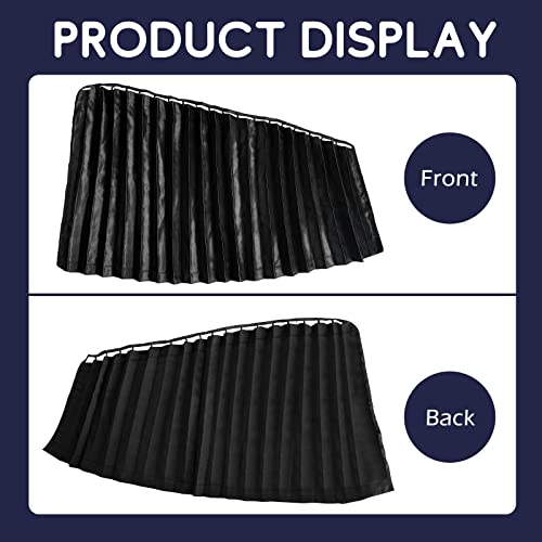 Image of ZATOOTO Car Side Window Sun Shades - Front Privacy Magneic Black 2 Pcs Automotive Covers - Sunshades Curtain Prevent Glare and UV Rays for Baby