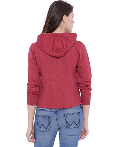 Image of PINACOLADA Women Black Crop Hoodie