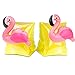 HeySplash Manguitos Acuáticos Flotadores de Brazo para Niños de 3 a 6 años, Flamingo Amarillo