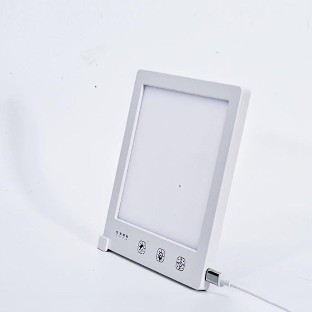 Lampe à Lumière du Jour LED 10000 lux Réglable Luminothérapie 10000 lux Bureau Touch Control Lampe de Light Thérapie avec Minuterie Lumière du Jour UV Libre Simulée Lumière du Soleil