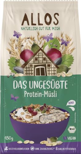Allos das ungesüßte Protein-Müsli
