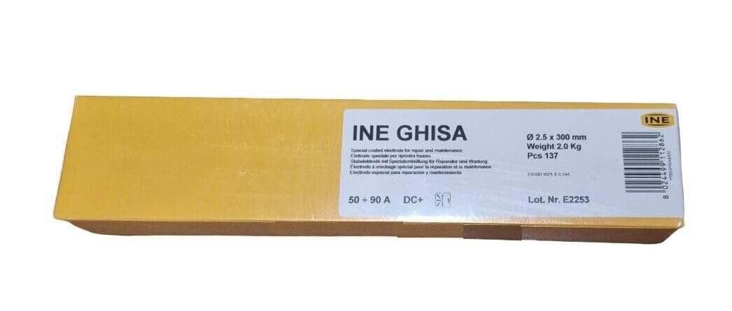 137 PZ ELETTRODI PER SALDARE GHISA D. 2.5x300mm INE