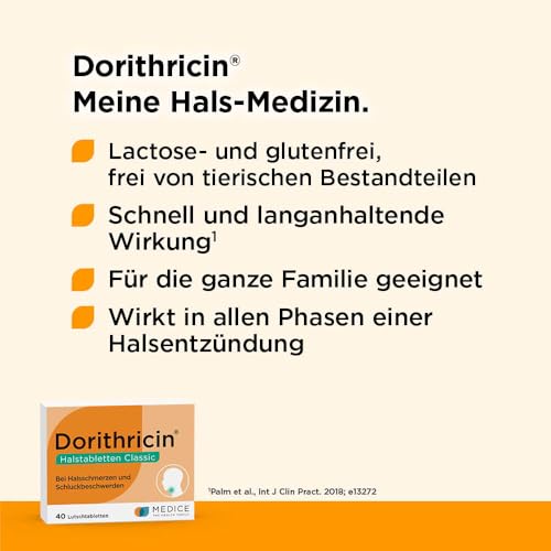 Halstabletten Dorithricin Classic 40 Lutschtabletten