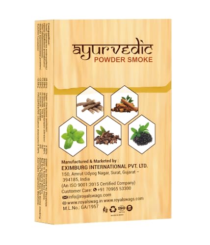 Image of ROYAL SWAG Clove Flavour Wellness Sticks 10 Sticks Each Pack of 1 Boxes Ayurvedic Herbal Blend Wellness Sticks