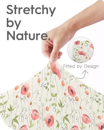 Image of Graco Pack and Play Sheets Fitted, TotBasic Ultra Soft Mini Crib Sheets Boy, Neutral Pack N Play Mattress Sheets Hypoallergenic and Soothing, Premium Jersey Playrad Sheets, 2 Pack