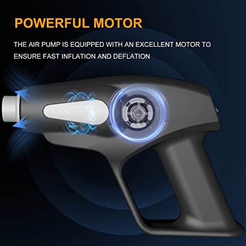 Electric Air Pump For Inflatable, Portable Electric Pump, Air Mattress Pump, Quick Fill Inflate And Deflate With 3 Nozzles, 110-240V/12V Dc Air Pump For Outdoor Camping, Air Mattress, Pool Float Boat #TOP1