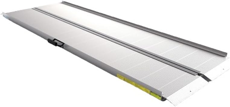 EZ-Access Traverse Aluminum Singlefold Folding Ramp, Silver, 8 ft, ATVs