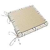 CONFORT OPTIMAL : Rembourré d'une nouvelle éponge haute résilience, douce et moelleuse, il offre un soutien et un confort exceptionnels, quelle que soit votre morphologie et la surface sur laquelle vous êtes assis. Une utilisation prolongée ne l'aplatira pas. Conseil : le coussin reprendra sa forme initiale environ deux jours après déballage.