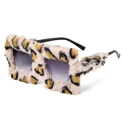 Noaxylic Gafas de Sol de Peluche de Gran Tamaño, Gafas...