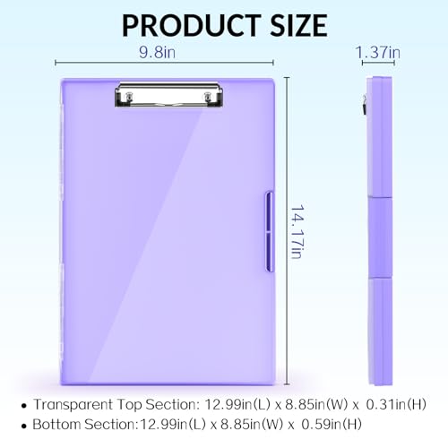 Porte-bloc effaçable à sec Sooez haute capacité avec double rangement - 6