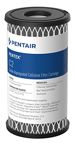 Cartucho Pentek C2 de carbón y celulosa de 4-7/8" para la filtración de partículas de 5 micras