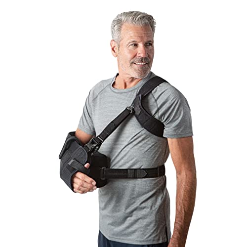 Donjoy Braces Ultrasling Pro Shoulder Immobilizer & Rotator Cuff Injury Sling (No Pressure On Neck) (11-0447-9) #TOP1