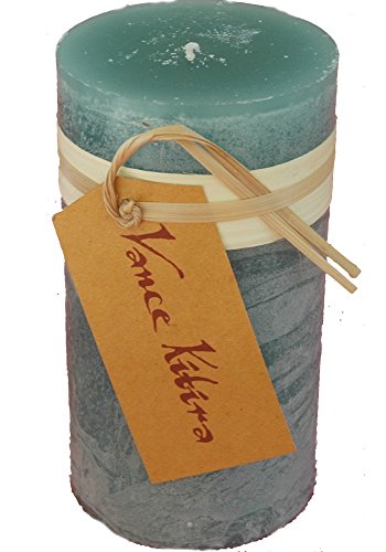 Vance Kitira Timber Collection Pillar Candle - Sea Glass (3.25" by 6") Deal