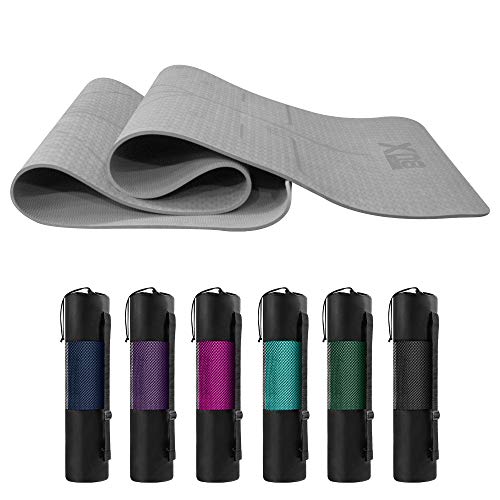 XN8 TPE Yoga Mat 6mm Thick Non Slip Eco Friendly Exercise Ma