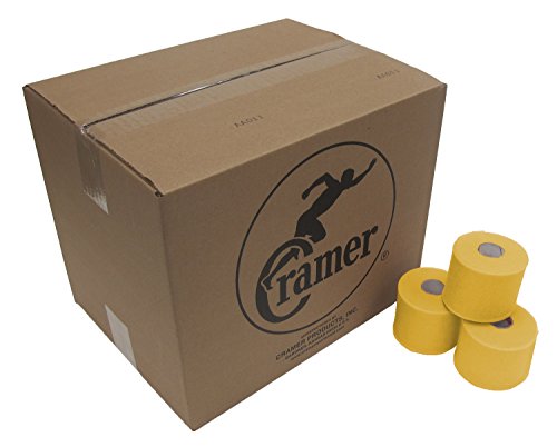 Cramer Tape Underwrap, Bulk Case of 48 Rolls of PreWrap for Athletic Taping, Hair Tie, Headband, Patellar Support, Pre-Wrap Athletic Tape Supplies, 2.75