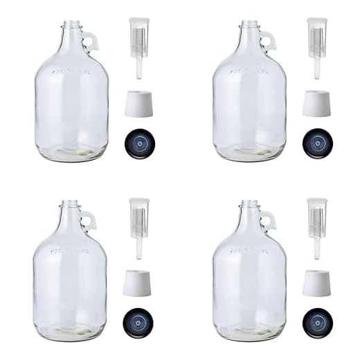 FastRack 1G Clear Glass Fermentation Jugs