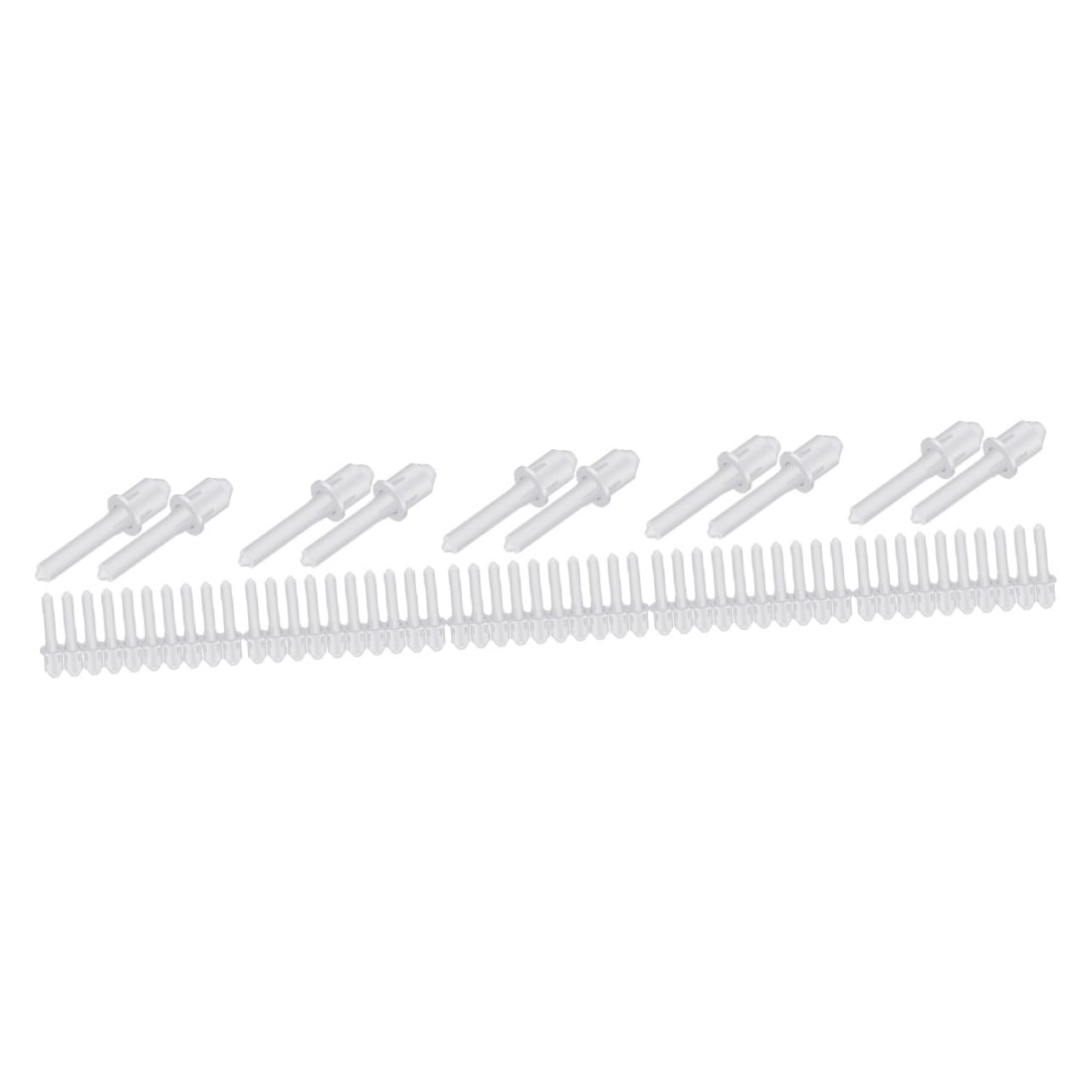 Gadpiparty 400pièces Goupilles De Réparation Plastique Pour Volets Accessoires De Remplacement Pour Volets Et Fenêtres Outils Pratiques Pour Réparations Domestiques