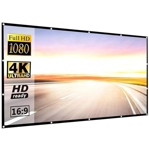 Pantalla de proyección plegable 100 pulgadas 16:9 portátil