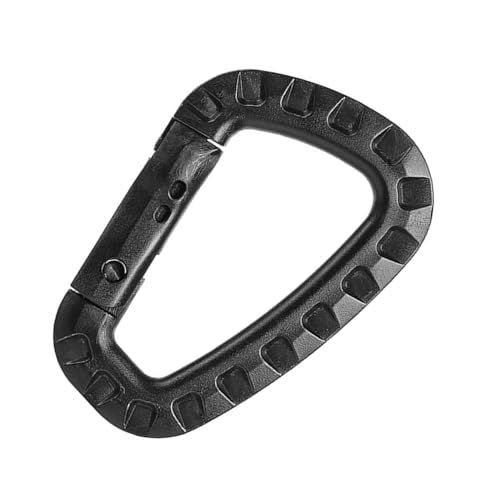 Mosquetón táctico para exteriores, anillos en D, clip de engranaje de resorte, mosquetón rápido, gancho para mochilas, hebilla para colgar