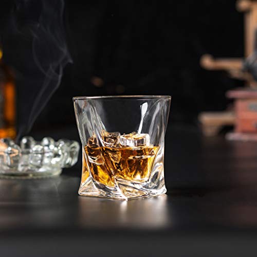 Miniatura 7 de Kanars Vasos De Whisky, Copas De Whiskey Cristal Para Bourbon, Scotch, Martini, Coñac, 300 Ml, 4 Piezas, Caja De Regalo De Lujo