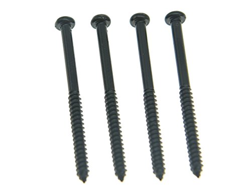 Dopro Pack of 20 Bass Guitar Pickup Mounting Screws Pickup Springs Fits Precision P Bass Jazz J Bass or P90 Pickups Black - Image 4