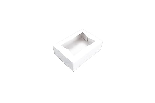 Southern Champion Tray 24003 Caja de cartón blanco para panadería, 8 pulgadas de largo x 5-34 pulgadas de ancho x 2-12 pulgadas de alto (caja de 200)