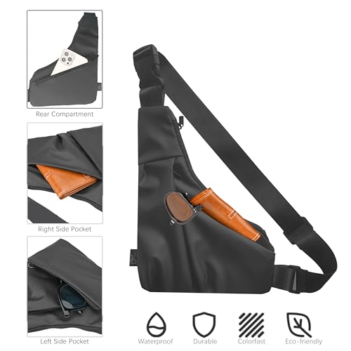 Morrales crossbody impermeable para hombre y mujer miniatura 3