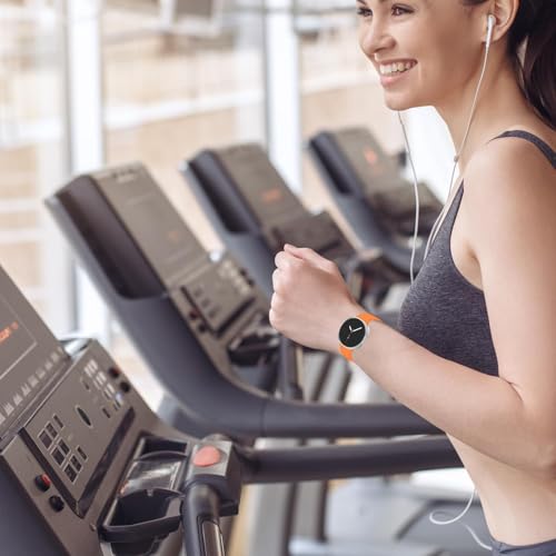 Image of VEMIGON Sport Band Compatible with Samsung Galaxy Watch 8 /8 Classic, No Gap One Click Soft Silicone Replacement Strap for Galaxy Watch 8 40mm 44mm /8 Classic 46mm