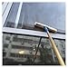 Portable Squeegee for Window Cleaning, Multifunctional Lightweight Window Squeegee Cleaner Window Washer, 2 in 1 High Reach Duster Kit Extension Pole, Porch Apartment Bathrooms Use (Size : Length 1.4
