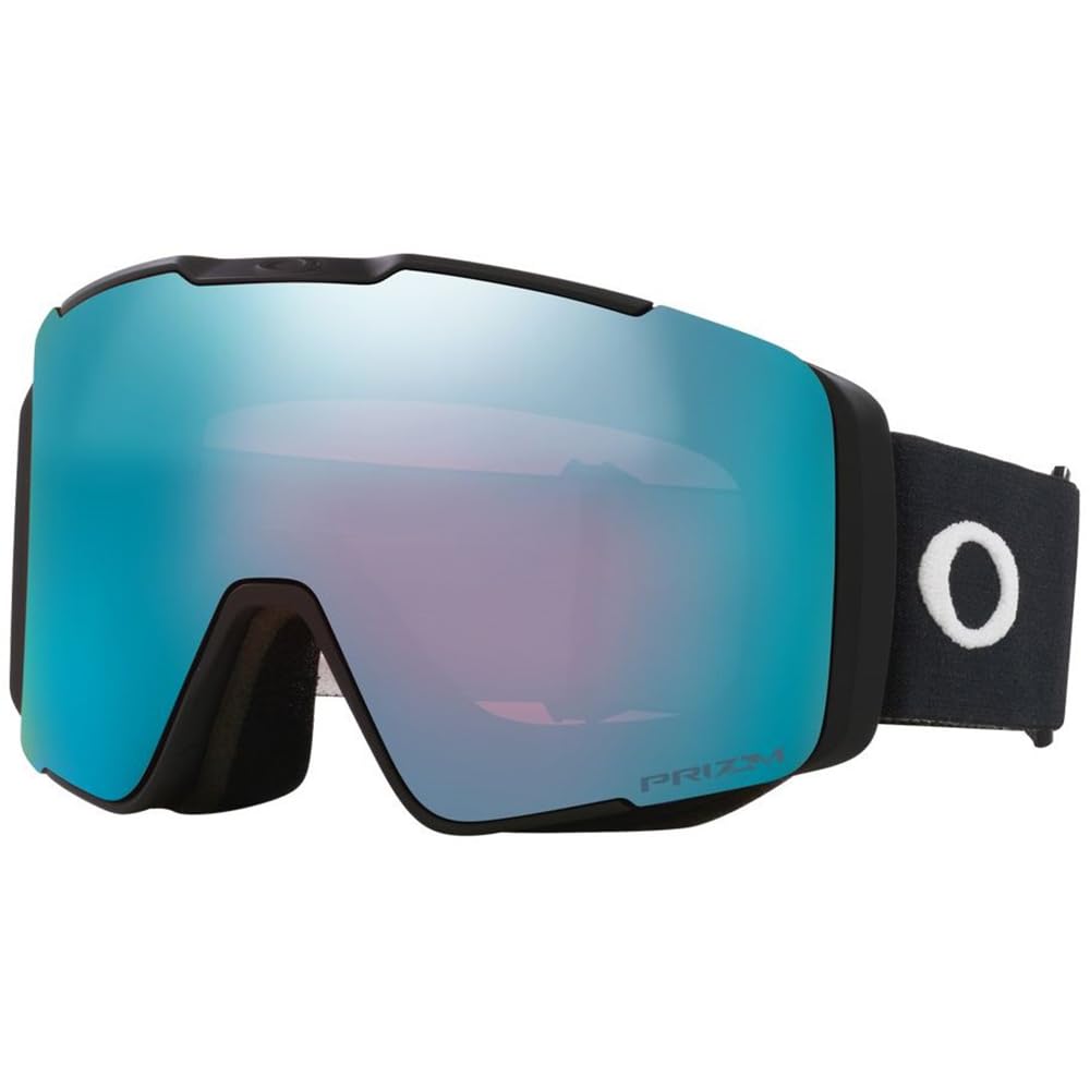 Oakley Line Miner Pro Snow Goggle, Matte Black Strap w/Prizm Snow Sapphire Iridium Lens, Large