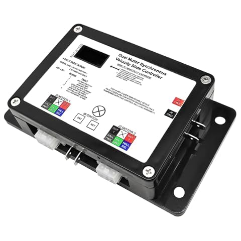 Timilge 13398-DO Dual Synchronous Velocity Slide Controller, Replacement for Various in-Wall Slide-Outs Controller V-Sync II, Replaced 13398-C2 Version, Match 211852 Component Cover