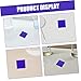 ERINGOGO 2pcs Cobalt Glass Plates Heat Resistant Experiment Sheets for Ion Flame Reaction Safe and Easy to Tools for Classroom Use