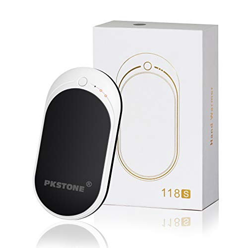 PKSTONE chauffe-mains rechargeable, 5200mAh électrique portable USB-C Power Bank, thérapie thermique sûre pour Raynauds souffrant d'arthrite soulagement de la douleur cadeau d'hiver