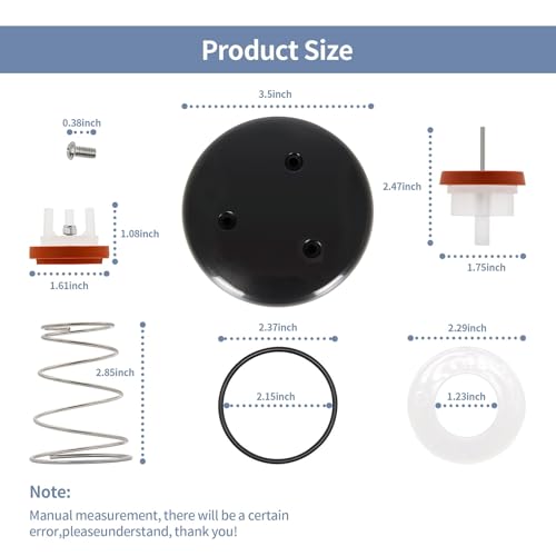 Image of Pressure Vacuum Breaker Repair Kit and Bonnet Repair Kit Compatible with Wilkinss Model 1 /2 inch3 /4 inchand 1 inch,RK1-B
