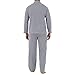 Fruit of the Loom Men's Long Sleeve Broadcloth Pajama Set, Navy/White Check, Medium