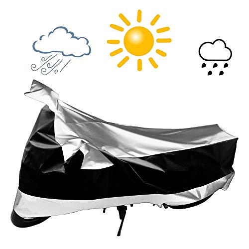 Image of Kandid Silver Tvs Fiero F2 Waterproof Bike Cover