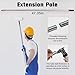 AURIXUS Self-Leveling Cement & Epoxy Floor Tool Kit – Rake, 9” Spike Rollers, 4” Paint Roller, Spiked Shoes, Extension Pole, Gloves & Accessories