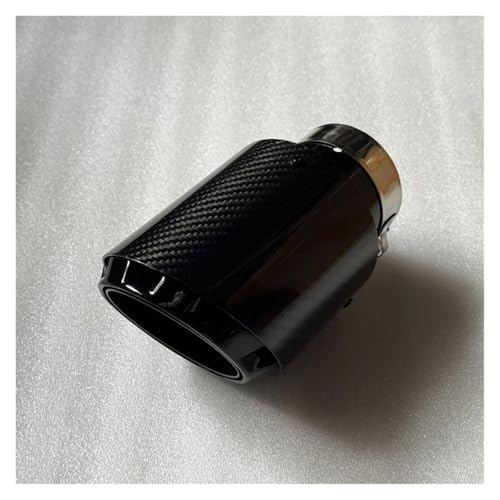 Embout d'échappement carbone brillant 63mm pour rajeunir l'arrière auto