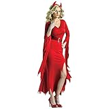 Gothic Devil Costume - Medium/Large - Dress Size 10-14