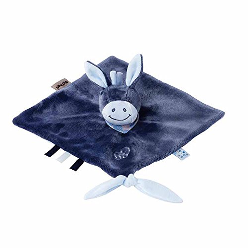 Nattou Schnuffeltuch Esel Alex mit Schnullerbefestigung