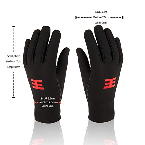 Defiance By Laceeze Outfield Player Grip Gloves, Thermal, Water Resistant, Youth Large #TOP3